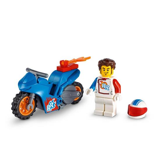 LEGO City 60298 Rocket Stunt Bike with Toy Motorbike & Rocket Racer - 3