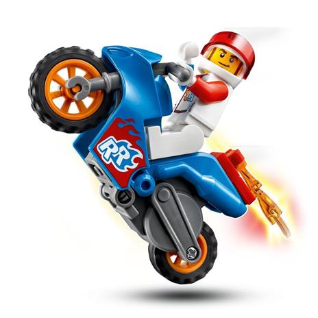 LEGO City 60298 Rocket Stunt Bike with Toy Motorbike & Rocket Racer - 5