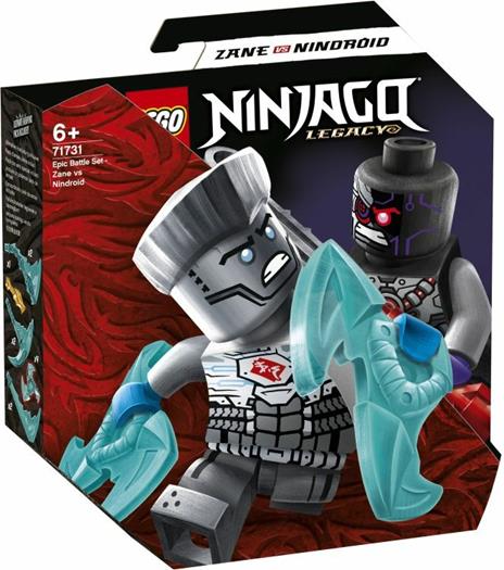 LEGO Ninjago (71731). Battaglia epica - Zane vs Nindroid