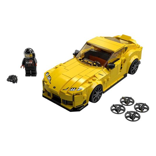 LEGO Speed Champions 76901 Toyota GR Supra, Macchina Giocattolo per Bambini dai 7 Anni, Auto Sportiva da Corsa con Pilota - 7