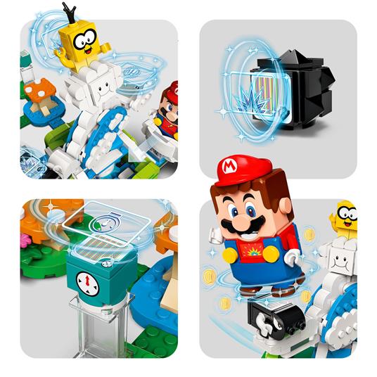 LEGO Super Mario (71389). Il Mondo-Cielo di Lakitu. Pack di Espansione, Giocattoli da Collezione, Giocattoli Creativi - 2