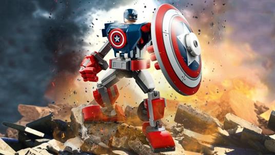 LEGO Super Heroes (76168). Armatura mech di Capitan America - 3