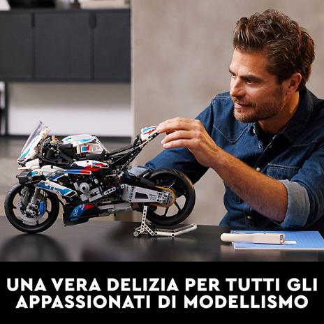 LEGO Technic 42130 BMW M 1000 RR, Moto per Adulti da Costruire, Idea Regalo da Collezione, Modellino Replica Superbike - 6