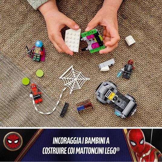 LEGO Marvel 76184 Spider-Man E LAttacco Con Il Drone Di Mysterio, Set da Costruzione con Auto, Giocattoli per Bambini - 3