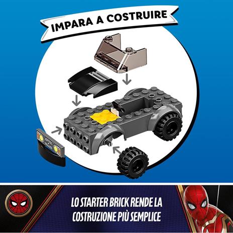 LEGO Marvel 76184 Spider-Man E LAttacco Con Il Drone Di Mysterio, Set da Costruzione con Auto, Giocattoli per Bambini - 4