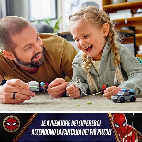 LEGO Marvel 76184 Spider-Man E LAttacco Con Il Drone Di Mysterio, Set da Costruzione con Auto, Giocattoli per Bambini - 5