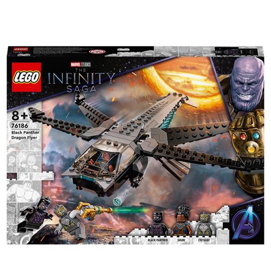 LEGO Marvel Super Heroes (76186). Il dragone volante di Black Panther