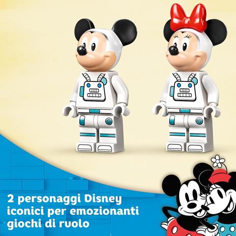 LEGO Disney 10774 Mickey and Friends Il Razzo Spaziale di Topolino e Minnie, Modellino in Mattoncini, Giocattoli per Bambini - 6