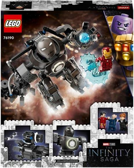 LEGO Super Heroes 76190 Iron Man: Iron Monger Scatena il Caos, Set dei Supereroi Marvel Avengers con Action Figure del Mech - 9