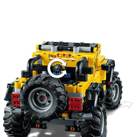 LEGO Technic 42122 Jeep Wrangler 4x4, Macchina Giocattolo, Set da Costruzione SUV Fuoristrada, Idea Regalo per Bambini - 5