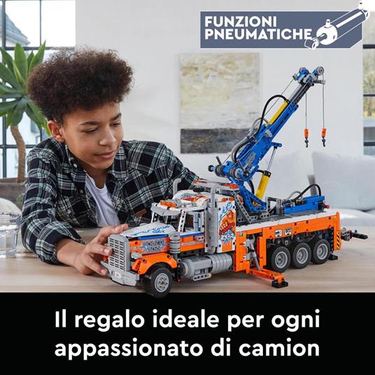 LEGO Technic 42128 Autogrù Pesante, Set da Costruzione, Mattoncini per Costruzioni, Carro Attrezzi Giocattolo, Idee Regalo - 2