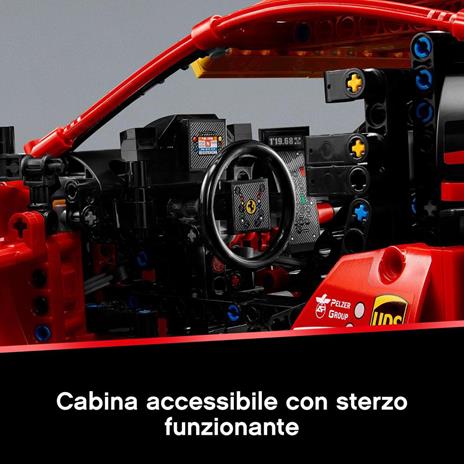 LEGO Technic 42125 Ferrari 488 GTE AF Corse #51, Modello Auto Sportiva da Corsa, Set da Collezione per Adulti - 4