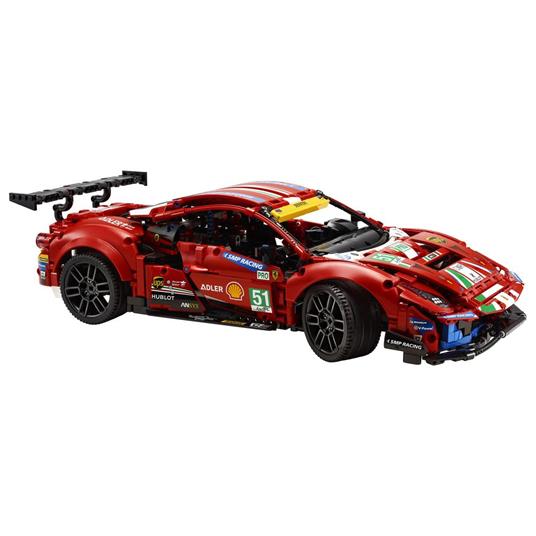 LEGO Technic 42125 Ferrari 488 GTE AF Corse #51, Modello Auto Sportiva da Corsa, Set da Collezione per Adulti - 8