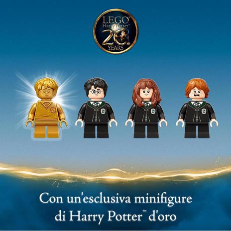 LEGO Harry Potter 76386 Hogwarts: Errore della Pozione Polisucco, Castello Giocattolo con Minifigure d'Oro 20° Anniversario - 5