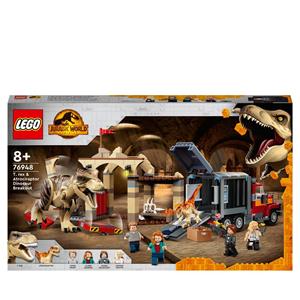 Giocattolo LEGO Jurassic World 76948 La Fuga del T. rex e dellAtrociraptor, Giochi per Bambini di 8+ Anni con Dinosauri Giocattolo LEGO