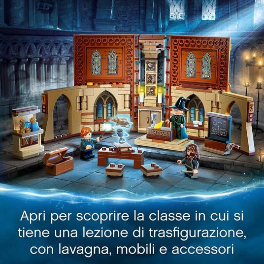 LEGO Harry Potter 76382 Lezione di Trasfigurazione a Hogwarts, Libro di Incantesimi con Minifigure Professoressa McGranitt - 3