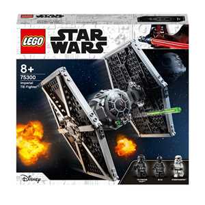 Giocattolo LEGO Star Wars 75300 Imperial TIE Fighter, Modellino da Costruire, Giochi per Bambini con Minifigure Stormtrooper e Pilota LEGO