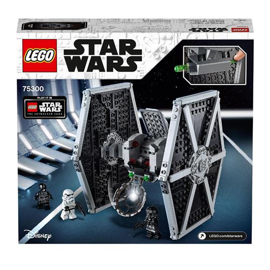 LEGO Star Wars 75300 Imperial TIE Fighter, Modellino da Costruire, Giochi per Bambini con Minifigure Stormtrooper e Pilota - 9