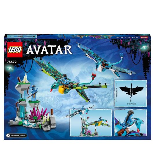 LEGO Avatar 75572 Il Primo Volo sulla Banshee di Jake e Neytiri, Modellino da Costruire di Pandora con 2 Banshee Giocattolo - 8