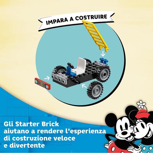 LEGO Disney 10776 Mickey and Friends Autopompa e Caserma di Topolino e i Suoi Amici, Camion Giocattolo dei Pompieri - 4