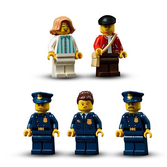 LEGO 10278 Icons Stazione di Polizia, Set Costruzioni per Adulti, Modellino da Costruire di Caserma, Idee Regalo Fai da Te - 6