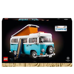 Giocattolo LEGO Camper Van Volkswagen T2, Classico Modellino Auto da Costruire con Dettagli Iconici, Hobby Creativi per Adulti, 10279 LEGO