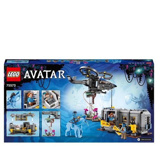 LEGO Avatar 75573 Montagne fluttuanti: Sito 26 e Samson RDA, Giochi per Bambini con 5 Minifigure ed Elicottero Giocattolo - 9