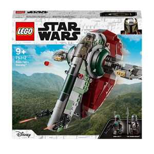 Giocattolo LEGO Star Wars 75312 Astronave di Boba Fett, Set da Costruzione con 2 Personaggi, Giocattoli Bambino dai 9 Anni, Idee Regalo LEGO