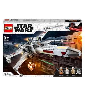 Giocattolo LEGO Star Wars 75301 X-Wing Fighter di Luke Skywalker, Set Guerre Stellari, Minifigure della Principessa Leila e Droide R2-D2 LEGO