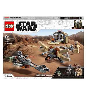 Giocattolo LEGO 75299 Star Wars: The Mandalorian Allarme su Tatooine, Set da Costruzione con Personaggio del Bambino Baby Yoda LEGO