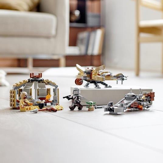 LEGO 75299 Star Wars: The Mandalorian Allarme su Tatooine, Set da Costruzione con Personaggio del Bambino Baby Yoda - 8