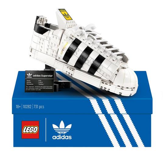 LEGO Icons 10282 adidas Originals Superstar, Set di Costruzioni in