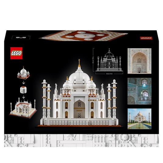 LEGO Architecture 21056 Taj Mahal, Costruzioni per Adulti, Grande Modello da Collezione e da Esposizione, Idea Regalo - 8
