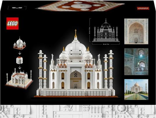 LEGO Architecture 21056 Taj Mahal, Costruzioni per Adulti, Grande Modello da Collezione e da Esposizione, Idea Regalo - 12