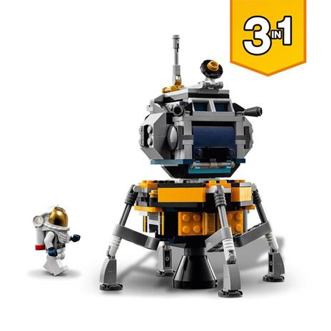 LEGO Creator 31117 3 in 1 Avventura dello Space Shuttle, Razzo Spaziale Giocattolo, Costruzioni per Bambini dai 8 Anni - 5