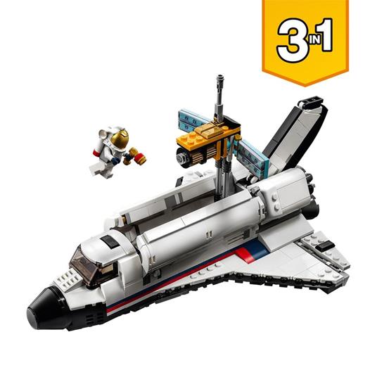 LEGO Creator 31117 3 in 1 Avventura dello Space Shuttle, Razzo Spaziale Giocattolo, Costruzioni per Bambini dai 8 Anni - 3