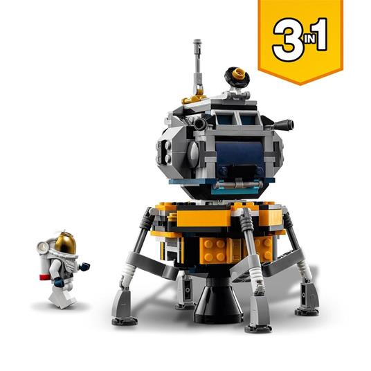 LEGO Creator 31117 3 in 1 Avventura dello Space Shuttle, Razzo Spaziale Giocattolo, Costruzioni per Bambini dai 8 Anni - 5