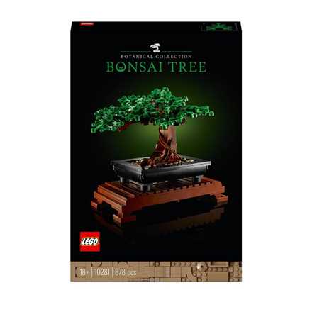 Giocattolo LEGO Icons 10281 Albero Bonsai, Piante Artificiali, Costruzione in Mattoncini, Decorazioni Casa, Hobby Creativi per Adulti LEGO