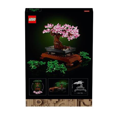 LEGO Icons 10281 Albero Bonsai, Piante Artificiali, Costruzione in Mattoncini, Decorazioni Casa, Hobby Creativi per Adulti - 9