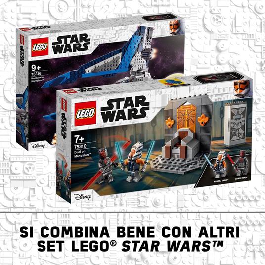 LEGO Star Wars 75310 Duello su Mandalore, Set da Costruzione con Personaggio di Darth Maul e Spade laser, Giochi per Bambini - 6
