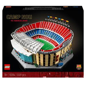 Giocattolo LEGO Icons 10284 Camp Nou - FC Barcelona, Grande Set dello Stadio di Calcio, Modellino da Costruire per Adulti, Idea Regalo LEGO