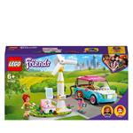 LEGO Friends 41443 LAuto Elettrica di Olivia, Macchinina Giocattolo, Giochi per Bambina e Bambino dai 6 Anni in su