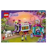 LEGO Friends 41688 Il Caravan Magico, Set di Costruzioni per Bambini, Parco Giochi con 2 Mini Bamboline, 1 Cavallo e 1 Gufo