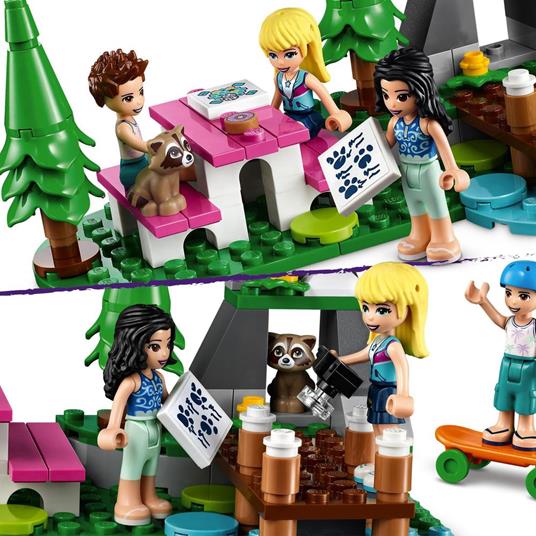 LEGO Friends 41681 Camper Van nel Bosco con Barca a Vela, Playset Giocattolo con Mini Bamboline di Stephanie, Emma ed Ethan - 5