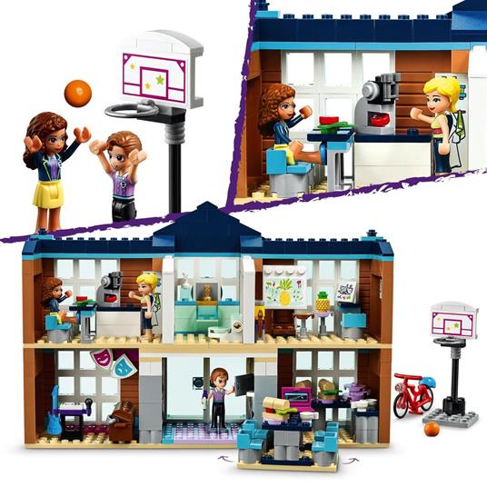 LEGO Friends 41682 Scuola di Heartlake City, Set di Costruzioni, Giochi per Bambini dai 6 Anni in su con 3 Mini Bamboline - 4