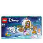 LEGO Disney Princess 43192 La Carrozza Reale di Cenerentola con 2 Mini Bamboline e Cavalli, Giocattolo e Idea Regalo