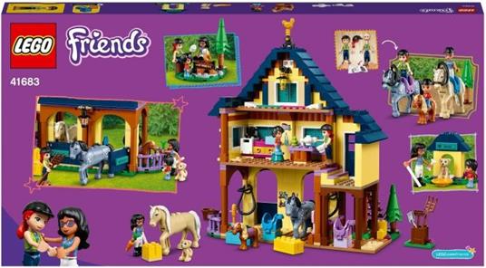 LEGO Friends 41683 Il Centro Equestre nel Bosco, Scuderia dei Cavalli Giocattolo per Bambini dai 7 Anni con 2 Mini Bamboline - 10