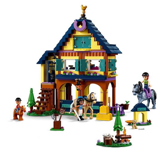 LEGO Friends 41683 Il Centro Equestre nel Bosco, Scuderia dei Cavalli  Giocattolo per Bambini dai 7 Anni con 2 Mini Bamboline - LEGO - Friends -  Edifici e architettura - Giocattoli