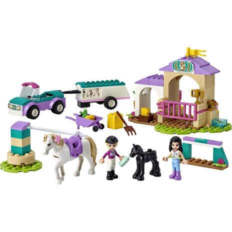 LEGO Friends 41441 Addestramento Equestre e Rimorchio, Set per Bambini dai 4 Anni con 2 Mini Bamboline e Cavallo Giocattolo - 7