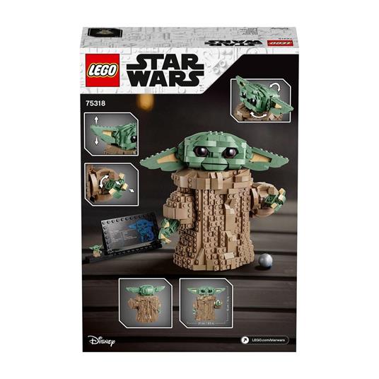 LEGO Star Wars 75318 Il Bambino, Modellino da Costruire del Personaggio 'Baby Yoda' dal Film The Mandalorian, Idea Regalo - 8